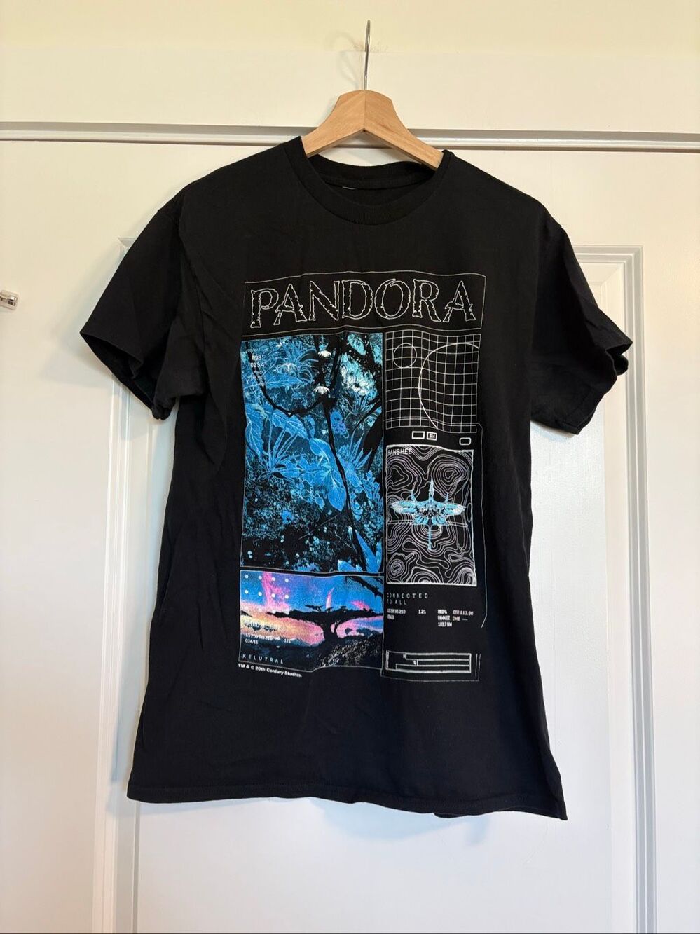 Avatar: The Way of Water Schematic Pandora Diagram T-Shirt Men’s Medium